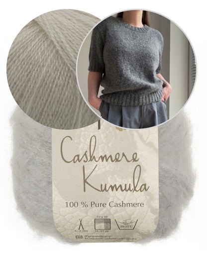 Etta Tee | fantastisch weiches Shirt aus Cashmere Kumula und Cashmere Lace von Gepard Garn