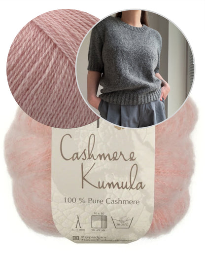 Etta Tee | fantastisch weiches Shirt aus Cashmere Kumula und Cashmere Lace von Gepard Garn