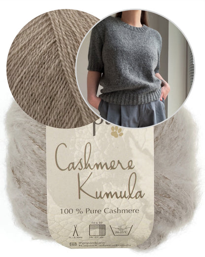 Etta Tee | fantastisch weiches Shirt aus Cashmere Kumula und Cashmere Lace von Gepard Garn