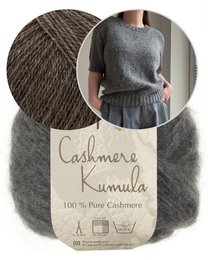 Etta Tee | fantastisch weiches Shirt aus Cashmere Kumula und Cashmere Lace von Gepard Garn