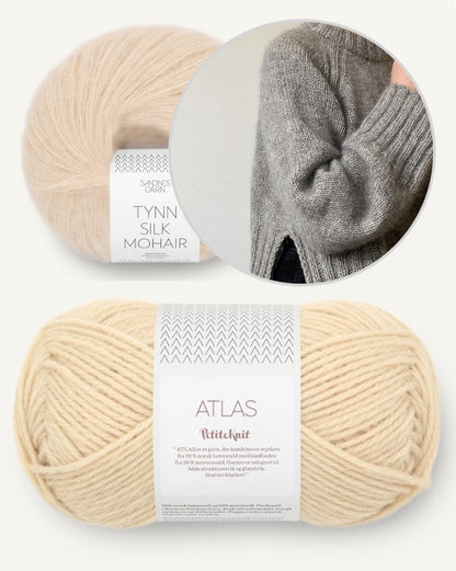 Pull Eun | avec fente latérale et douceur douillette en alpacka et Tynn Silk Mohair 