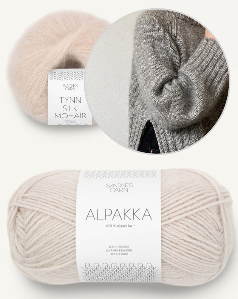 Novemberknits Eun Sweater mit Alpakka und Tynn Silk Mohair von Sandnes Garn 13