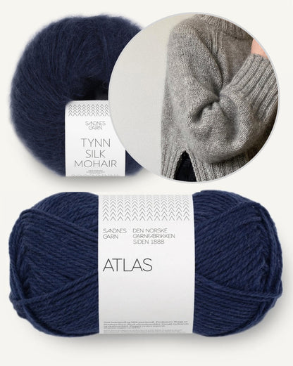 Pull Eun | avec fente latérale et douceur douillette en alpacka et Tynn Silk Mohair 