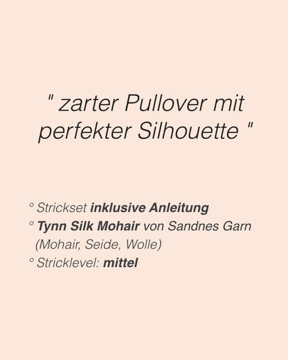 Novemberknits Eun Sweater Mohair mit Tynn Silk Mohair von Sandnes Garn 2
