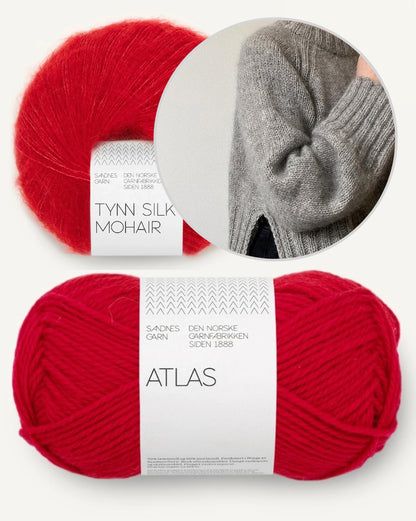 Pull Eun | avec fente latérale et douceur douillette en alpacka et Tynn Silk Mohair 