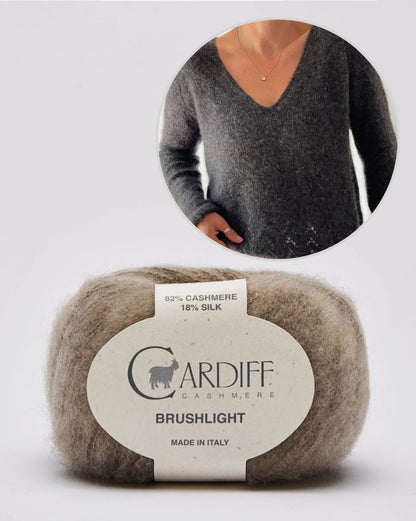 Evermore Sweater Lite | zarter Luxus aus Brushlight von Cardiff