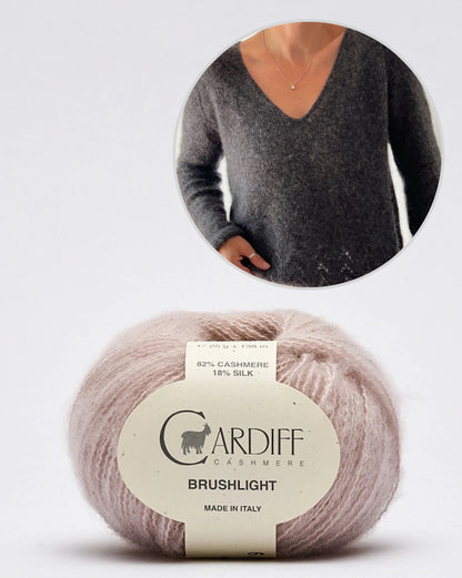 Evermore Sweater Lite | zarter Luxus aus Brushlight von Cardiff