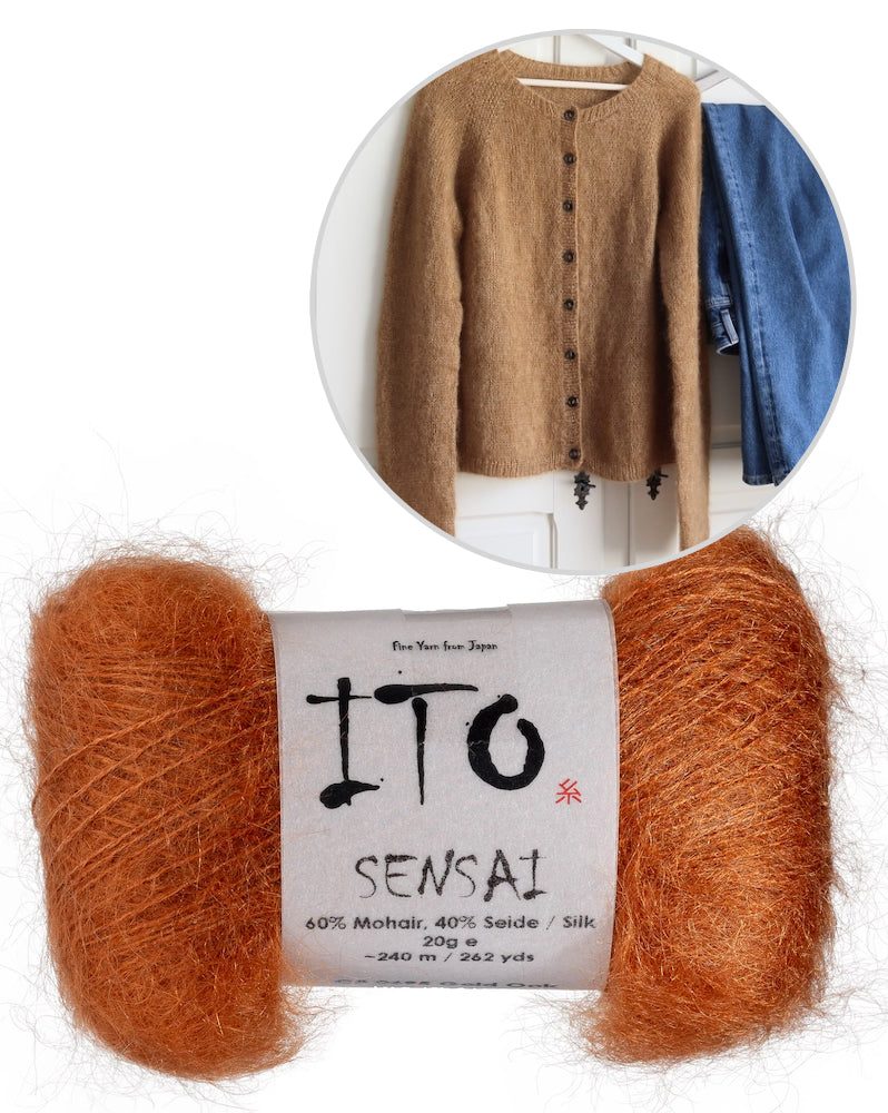 Sonnenstunden Cardigan von Evgeniya Dupliy mit Sensai von ITO Yarn 11