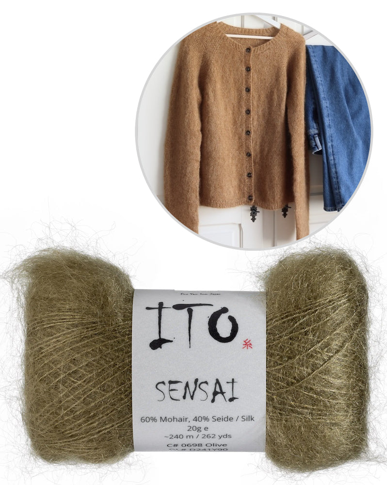 Sonnenstunden Cardigan von Evgeniya Dupliy mit Sensai von ITO Yarn 12