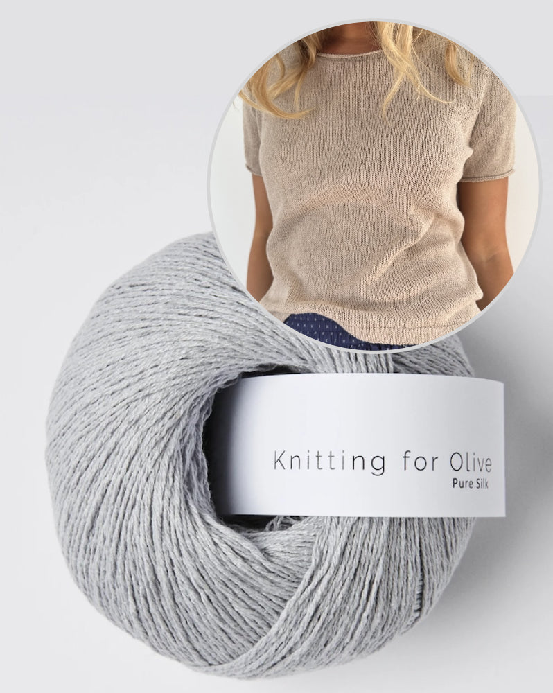 LeKnit Fabienne Tee mit Pure Silk von Knitting for Olive 9