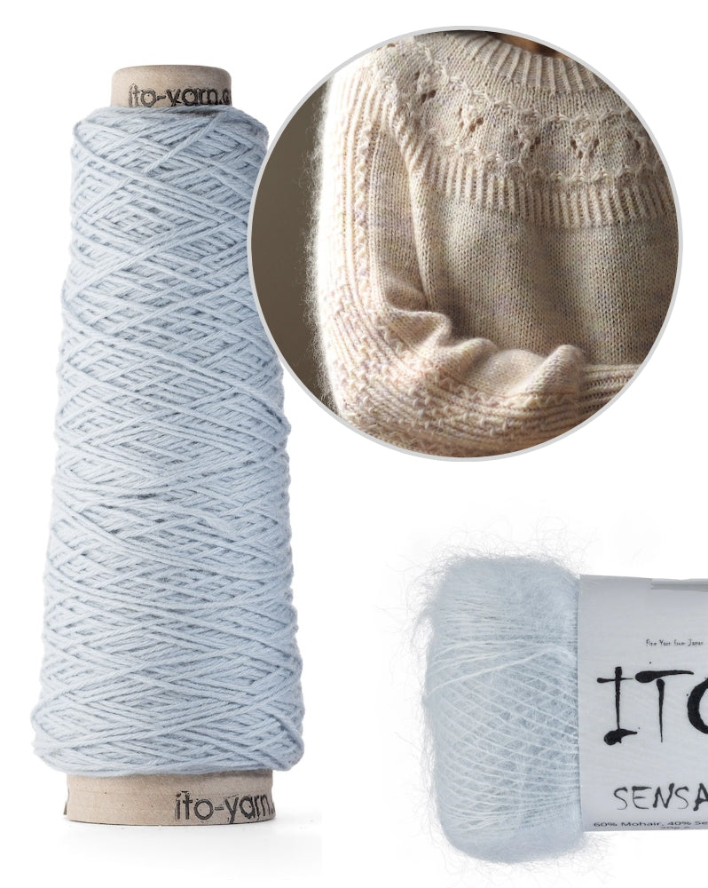 Joanna Ang Fairy Bouquet Pullover mit So Kosho und Sensai von ITO Yarn 17