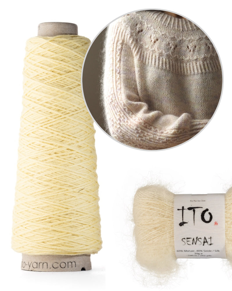 Joanna Ang Fairy Bouquet Pullover mit So Kosho und Sensai von ITO Yarn 13