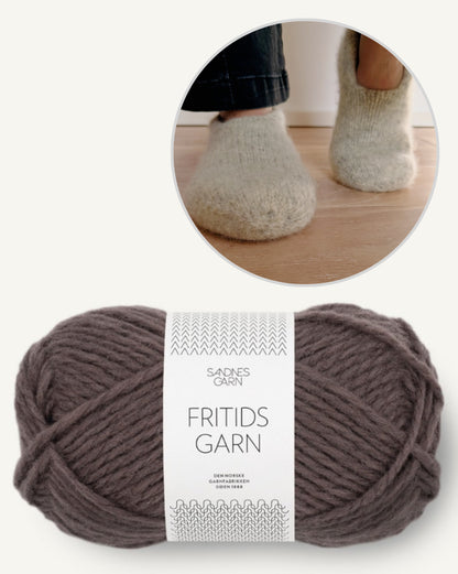 Family Filzhausschuhe | gemütlich und doppelt warm aus Fritidsgarn von Sandnes Garn