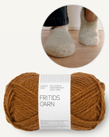 Family Filzhausschuhe | gemütlich und doppelt warm aus Fritidsgarn von Sandnes Garn