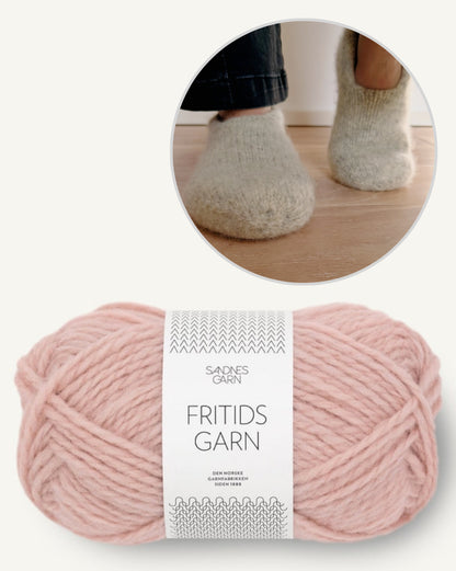 Family Filzhausschuhe | gemütlich und doppelt warm aus Fritidsgarn von Sandnes Garn