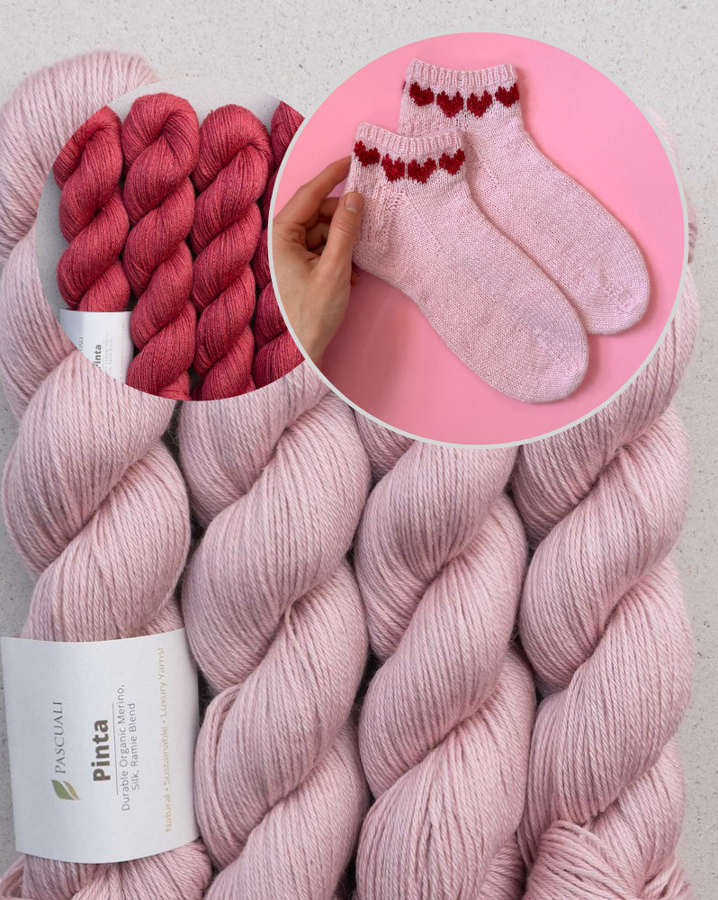 February Socks | be my Valentine mit Pinta von Pascuali