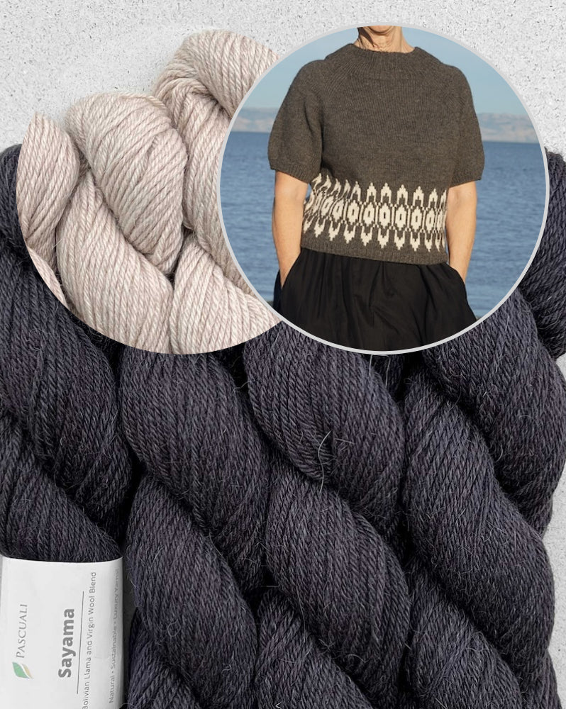 Fia Shirt | cuddly soft contrast pattern with Sayama by Pascuali 