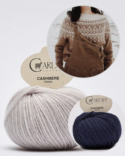 Fireside Jumper von Saskie und Co mit Classic Cashmere von Cardiff Cashmere 11