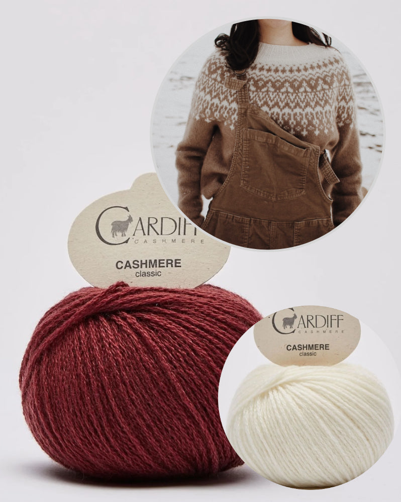 Fireside Jumper von Saskie und Co mit Classic Cashmere von Cardiff Cashmere 9