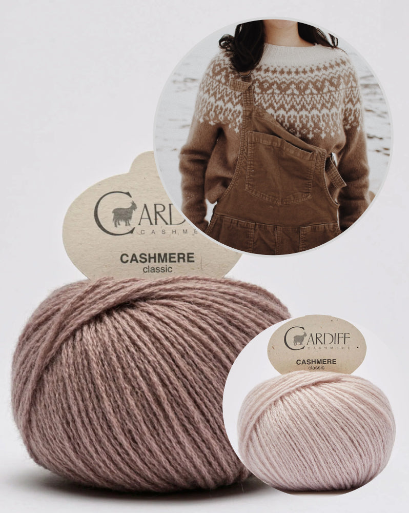 Fireside Jumper von Saskie und Co mit Classic Cashmere von Cardiff Cashmere 7