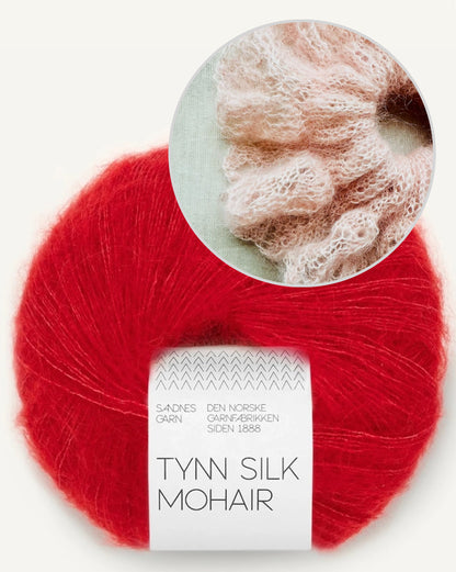 Fleur Scrunchie - Tynn Silk Mohair | zartes Geschenk