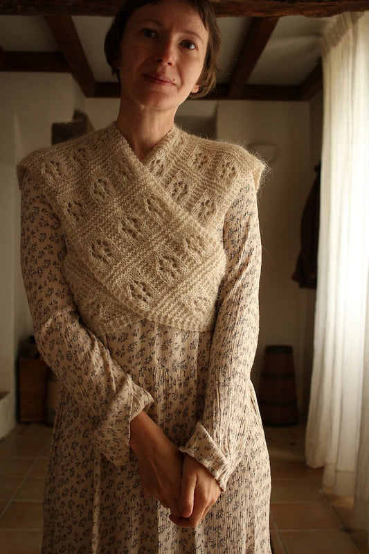 Floks Shawl | Wickeltuch aus Plötulopi von Lopi Island und Tynn Silk Mohair von Sandnes