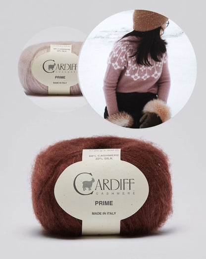 Florealis Sweater | feine Flocken aus Prime von Cardiff Cashmere
