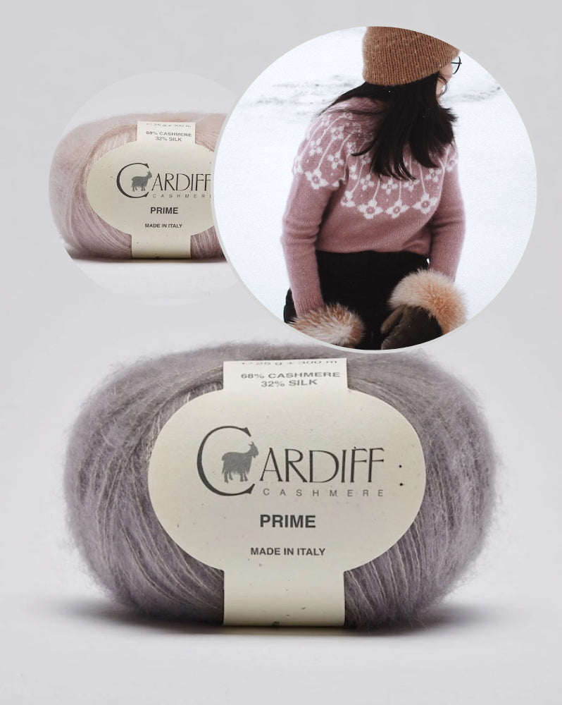 Florealis Sweater | feine Flocken aus Prime von Cardiff Cashmere