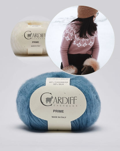 Florealis Sweater | feine Flocken aus Prime von Cardiff Cashmere