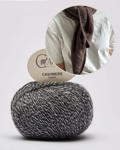 Flow Loop Scarf | zartes Kaschmirtuch aus Classic Cashmere von Cardiff