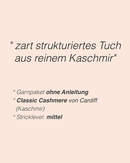 Flow Loop Scarf | zartes Kaschmirtuch aus Classic Cashmere von Cardiff