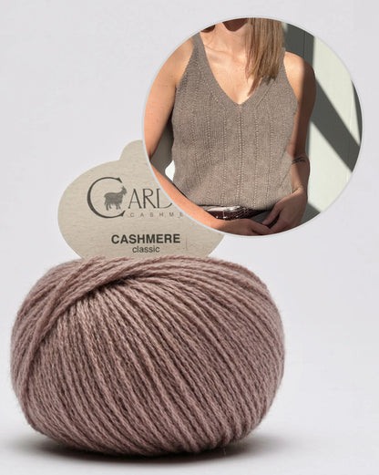 Flow Loop Top | zarte Streifen aus Classic Cashmere von Cardiff