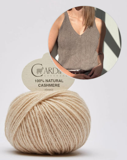 Flow Loop Top | zarte Streifen aus Classic Cashmere von Cardiff