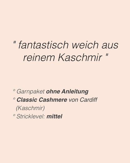 Flow Loop Top | zarte Streifen aus Classic Cashmere von Cardiff