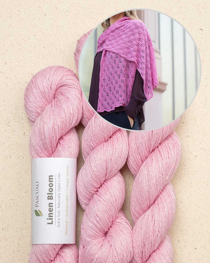 Flower Stole | weiche Leinen Stola aus Linen Bloom von Pascuali