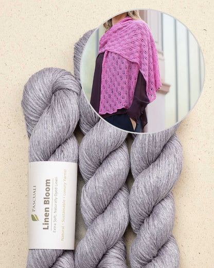 Flower Stole | weiche Leinen Stola aus Linen Bloom von Pascuali