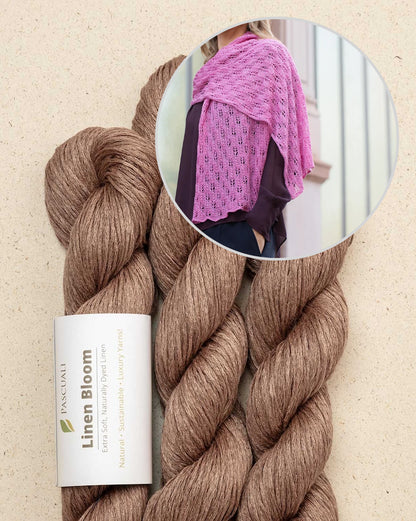 Flower Stole | weiche Leinen Stola aus Linen Bloom von Pascuali