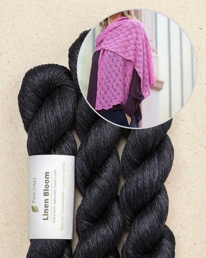 Flower Stole | weiche Leinen Stola aus Linen Bloom von Pascuali