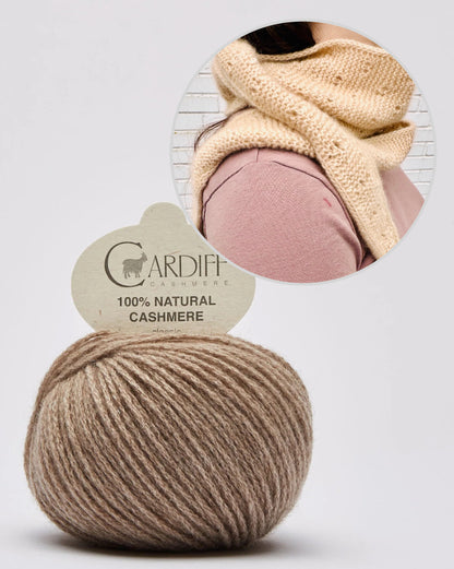 Rabea von gute-garne Fortune Cookie Shawl mit Classic Cashmere von Cardiff 17