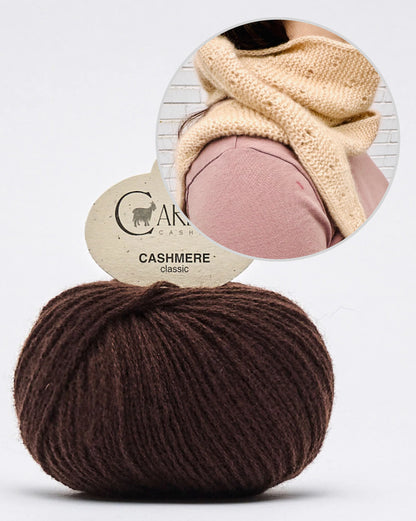 Rabea von gute-garne Fortune Cookie Shawl mit Classic Cashmere von Cardiff 12