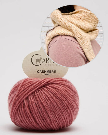 Rabea von gute-garne Fortune Cookie Shawl mit Classic Cashmere von Cardiff 13