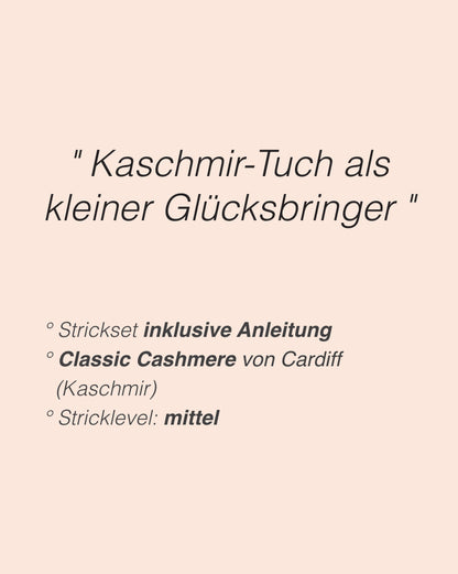 Rabea von gute-garne Fortune Cookie Shawl mit Classic Cashmere von Cardiff 2