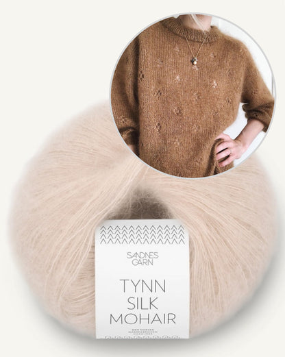 Fortune Sweater | sart lykkebringer i Tynn Silk Mohair fra Sandnes Garn