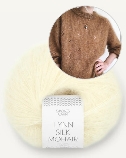 Fortune Sweater | sart lykkebringer i Tynn Silk Mohair fra Sandnes Garn