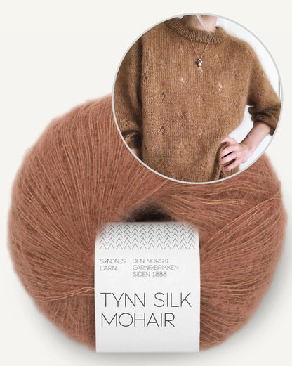 Fortune Sweater | sart lykkebringer i Tynn Silk Mohair fra Sandnes Garn