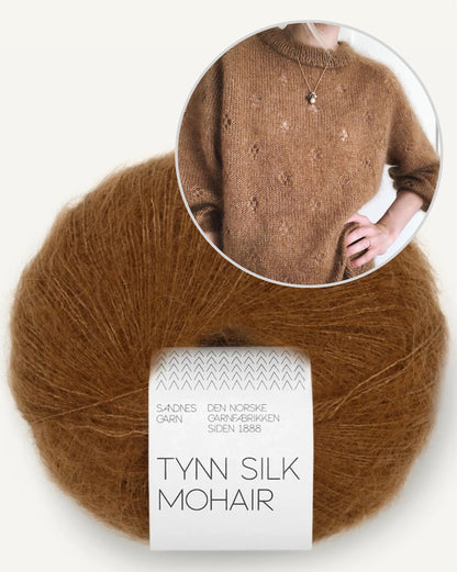 Fortune Sweater | sart lykkebringer i Tynn Silk Mohair fra Sandnes Garn