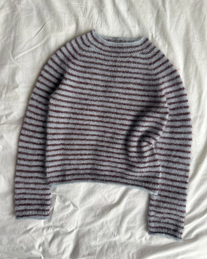 Frankie Blouse | feine Streifen aus Primo Tynn Silk Mohair von Sandnes Garn