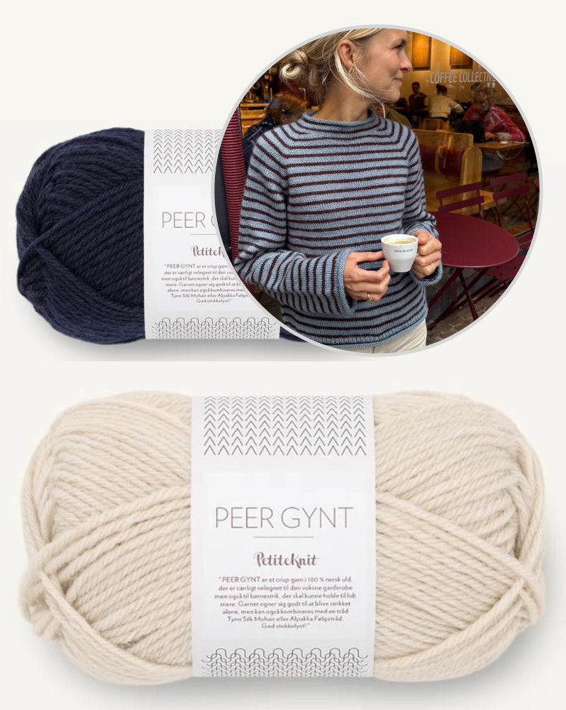 Frankie Sweater von PetiteKnit mit Peer Gynt von Sandnes Garn 10