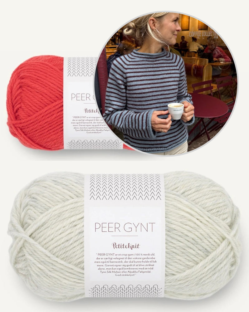 Frankie Sweater von PetiteKnit mit Peer Gynt von Sandnes Garn 12