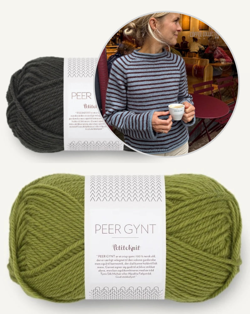 Frankie Sweater von PetiteKnit mit Peer Gynt von Sandnes Garn 8